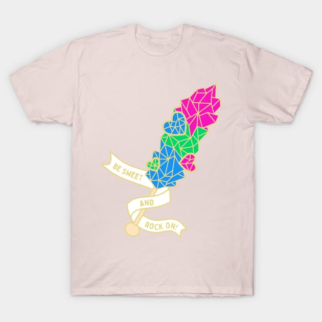 Rock Candy - Polysexual Pride T-Shirt by Razumi Yazura